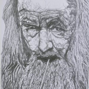 My drawing of Gandalf the Grey